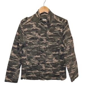 Kensie Jeans Camouflage Utility Jacket Size Large